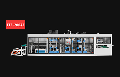 Four-station Plastic Thermoforming Machine